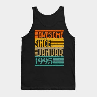 Awesome Since January 1995 29 Years Old 29th Birthday Tank Top